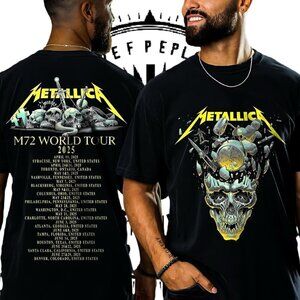 M72 Tour 2025 T-Shirt – Metal Rock Band Tee – Vintage Concert Fan Shirt 79